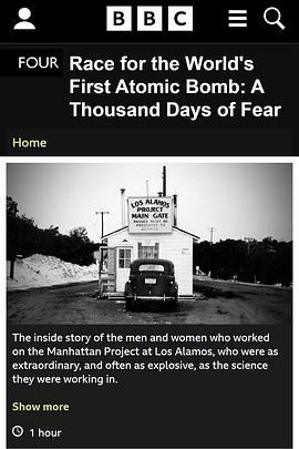 TheRacefortheWorld’sFirstAtomicBomb:AThousandDays
